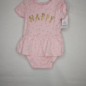 Baby 2 piece/pink/White/Gold/Carters Brand